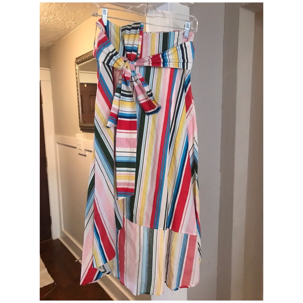 ✨Fun Rainbow stripped High Low Skirt✨